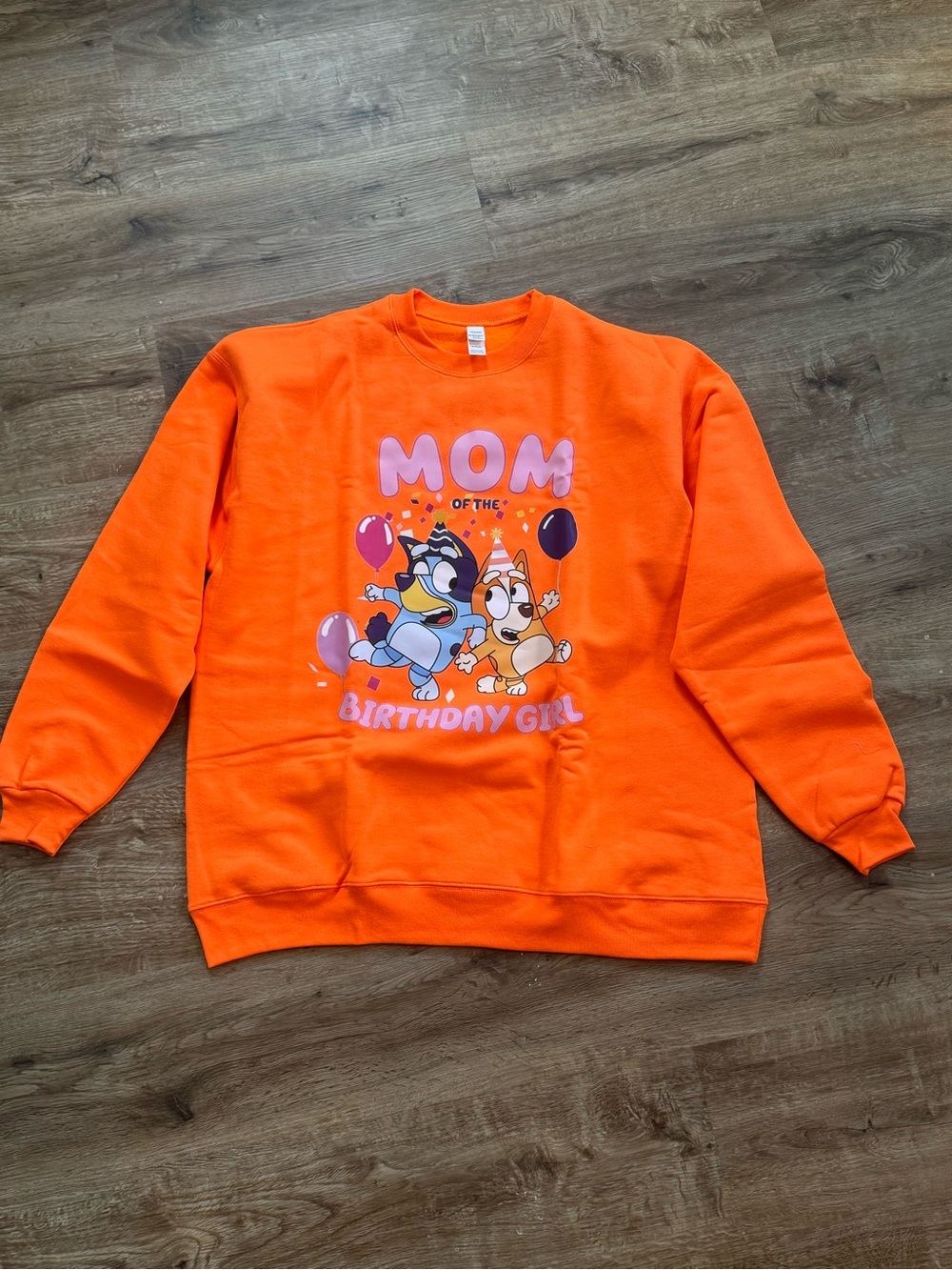 Hanes Orange Crewneck Sweatshirt